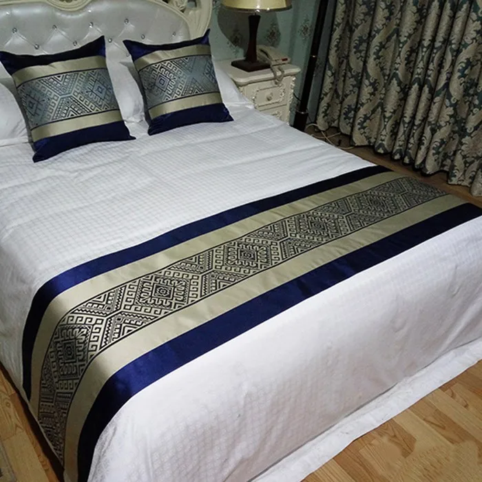 Luxury Printed Hotel Bed Runner Buy Hotel Bed Runner And Cushion