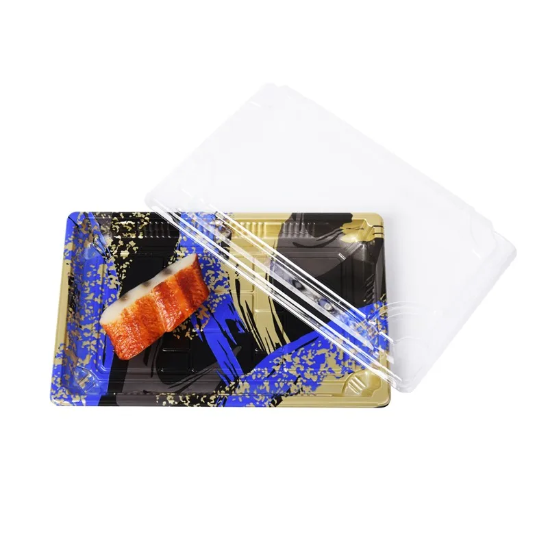 Xjt01 Clear Cover Disposable Plastic Sushi Plate Buy Sushi Plate