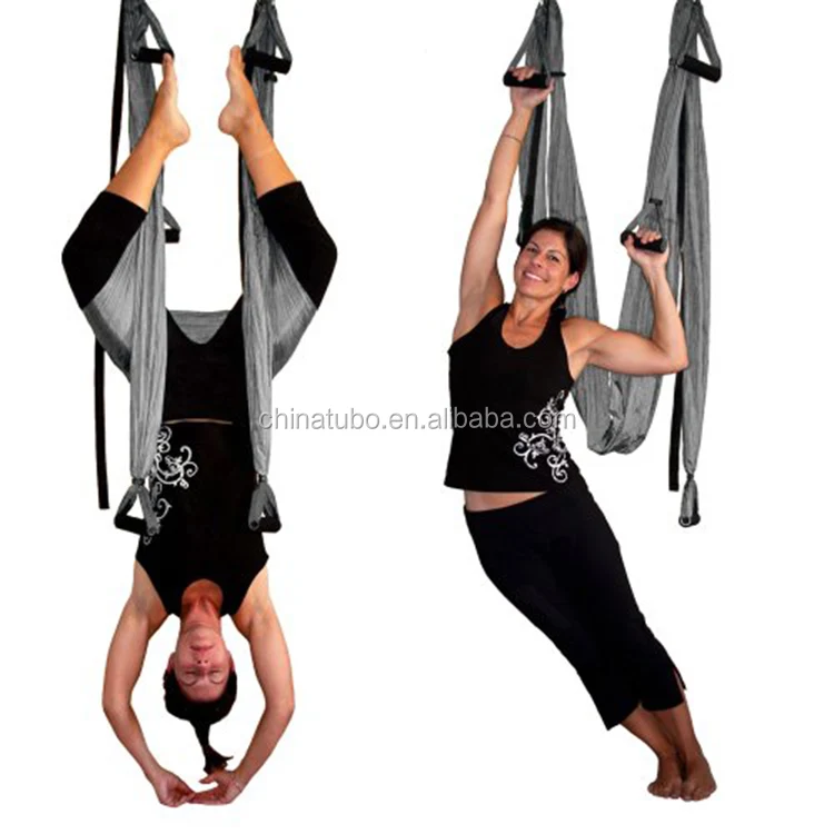 Yoga Hanging Sling with Handles Aerial Pilates Nylon Fabric Anti Gravity  Flying Yoga Swing Fitness Exercise Hammock - China Outdoor Hammock and  Camping Hammock price