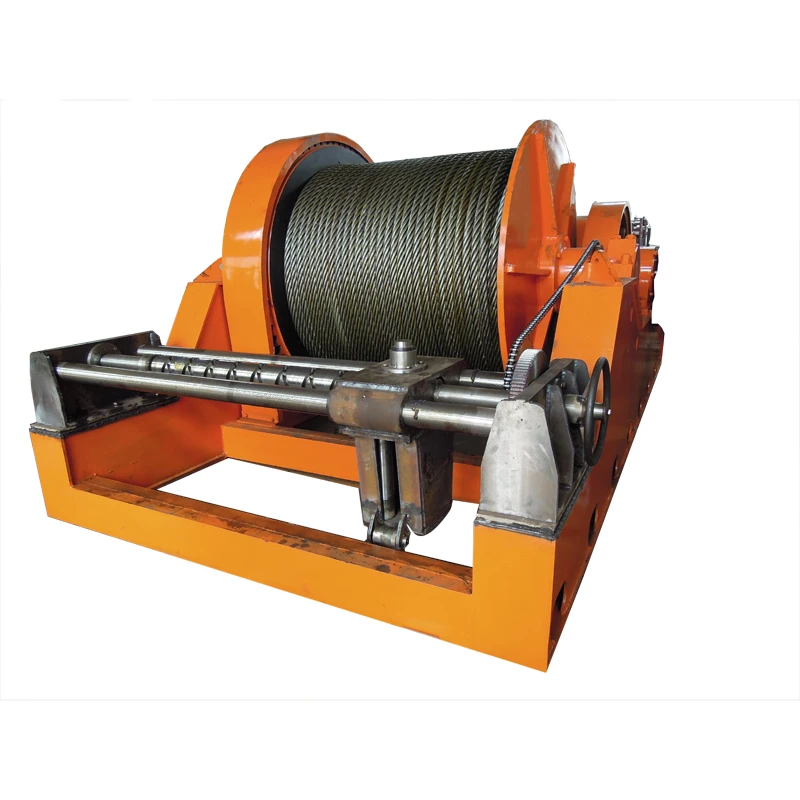 Electric Steel Cable Winch with spooling