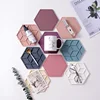 Stylish Tropical Flowers set of 4 Ceramic Tile Coasters for home/office/hotel