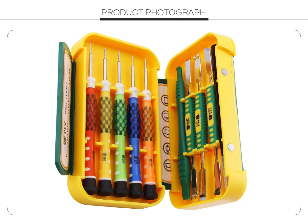 BEST-8926 10 in 1 Multi Repair Phone Opening Pry Screwdriver Tool Set for iPhone 8 7 MacBook Air Pro