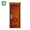 Eco-friendly security door design Bedroom wooden solid door philippines price