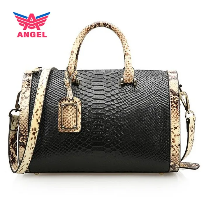 High quality brand black women handbags ladies genuine leather vanity bag