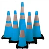 yellow and white reflective traffic cone sleeves,road cone sleeve