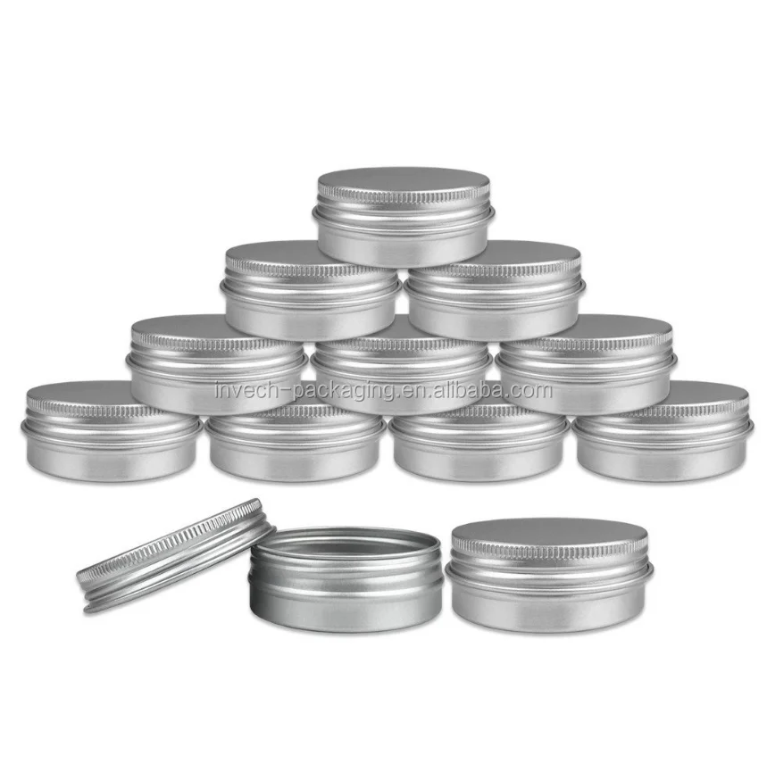 100gram 82*28mm Aluminum Tins For Bath Salt,,Empty Metal Screw Tin For ...