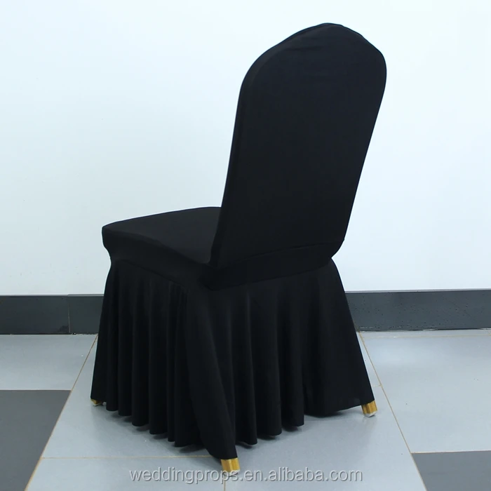 black chair cover