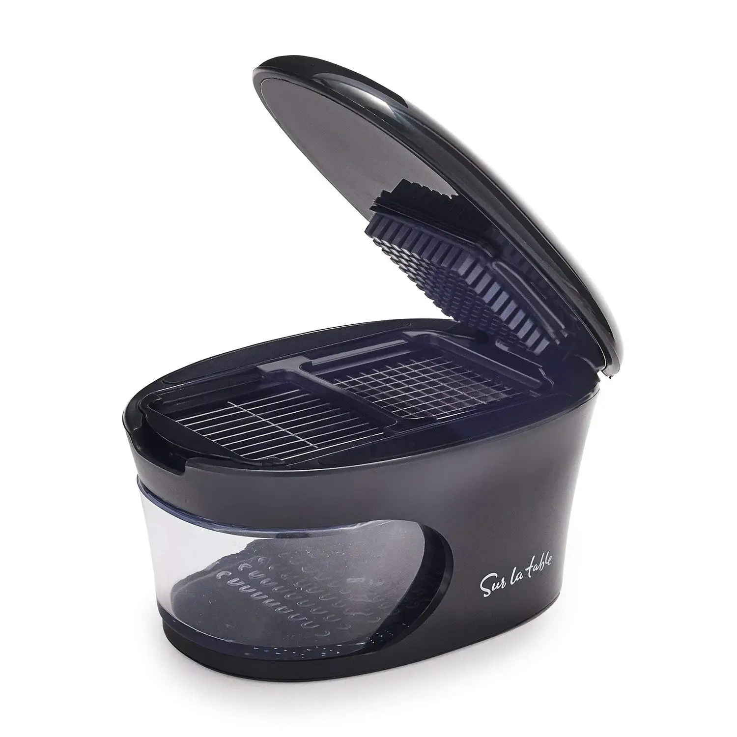 Sur La Table Garlic Press and Slice XL, Black