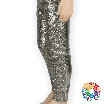 silver capri pants