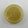 High quality horn button natural yellow color for suit