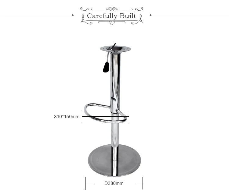 Industrial Metal Stainless Steel Brushed Bar Stools Base Buy