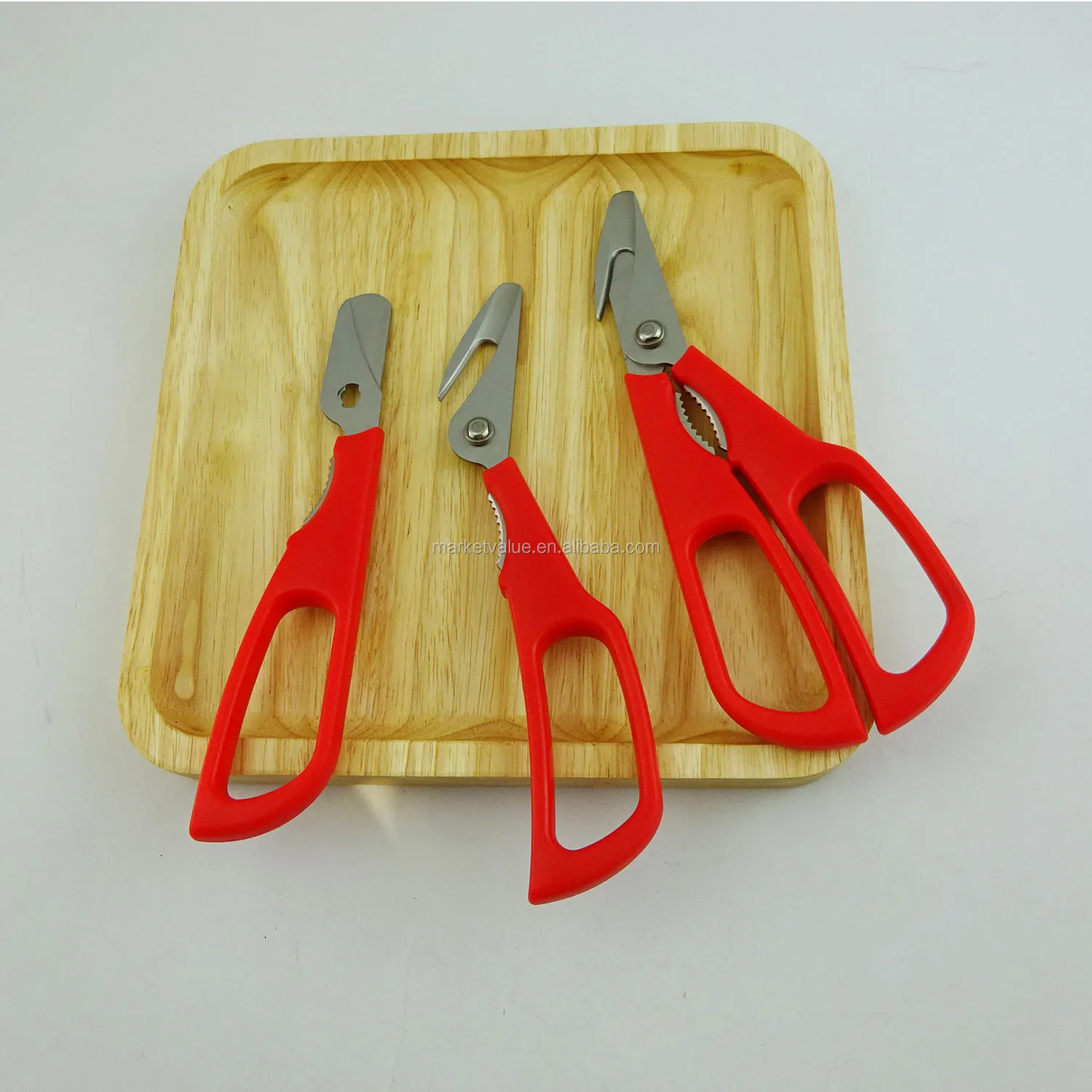 Marketvalue Stainless Steel Kitchen Scissors Seafood Fish Meat Scissors