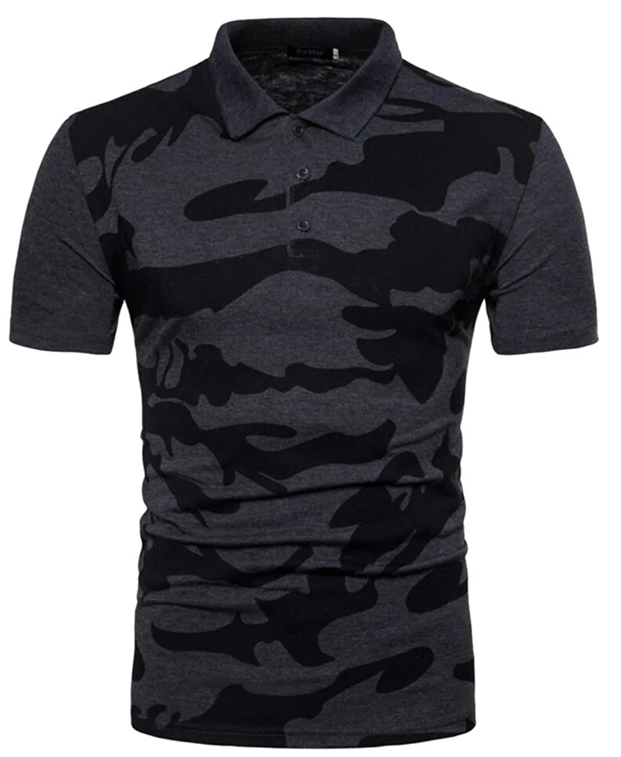 M/&S/&W Mens Fashion Stripe Polo Shirts Patchwork Short Sleeve T-Shirts