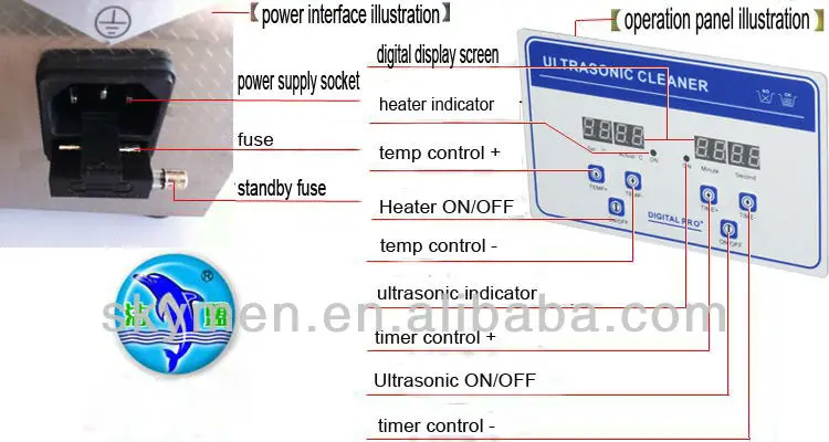 automatic single tank ultrasonic cleaner 10liter JP-040S
