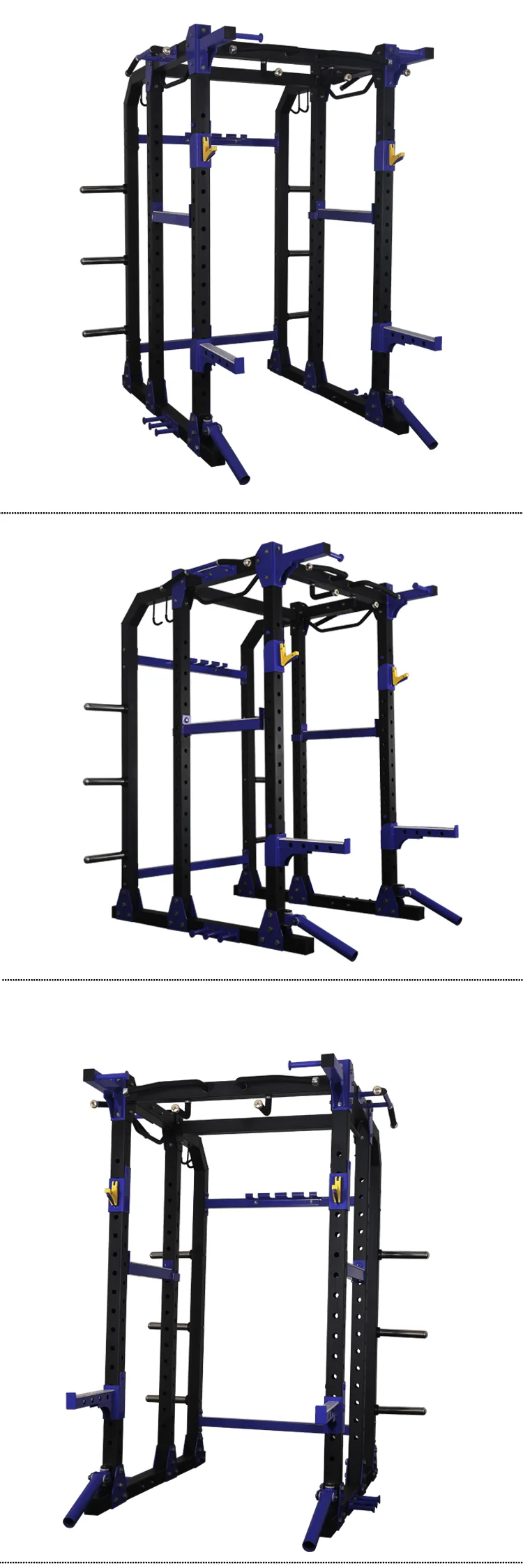 Multifunctional Fitness Weightlifting Equipment Power  Rack Lat Attachment Commercial Gym strength power cage