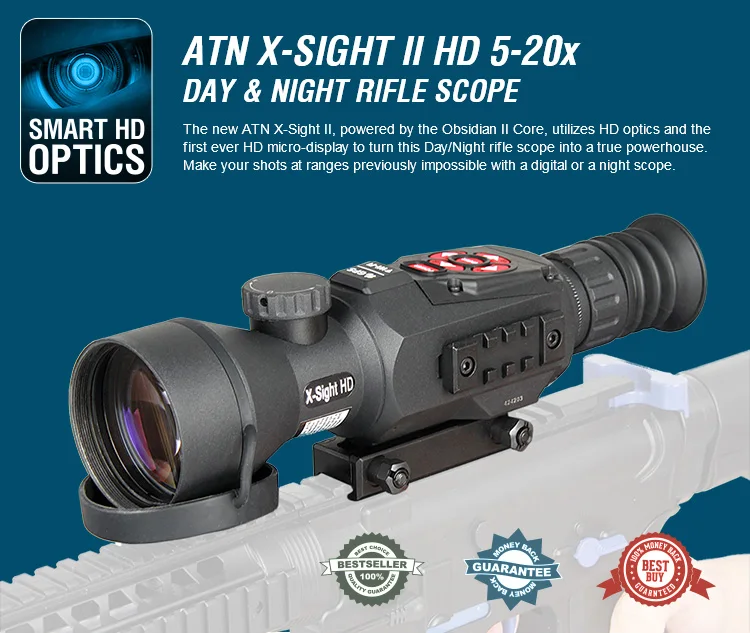 X-sight Ii Hd 5-20x Day & Night Rifle Scope For Hunting - Buy Night ...