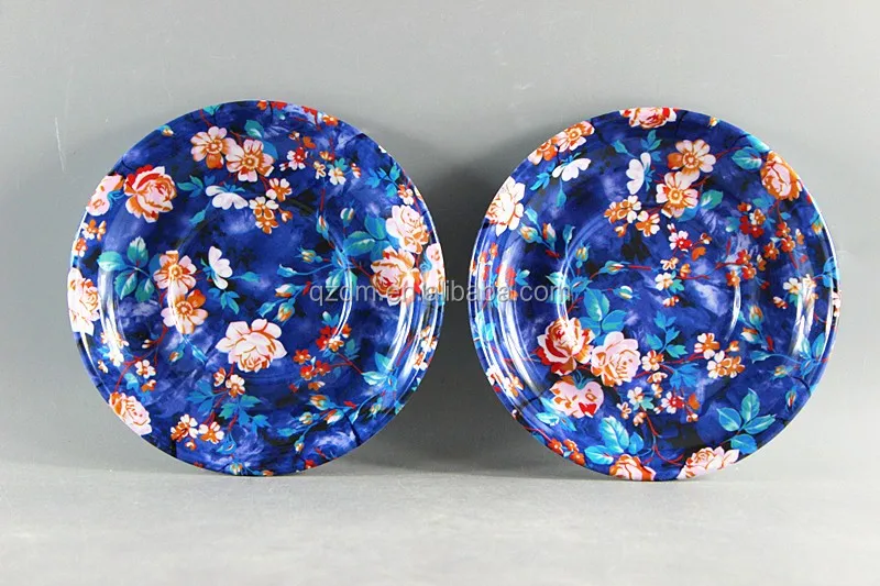 English Flower Design Melamine Cup Saucer/Cup Coaster