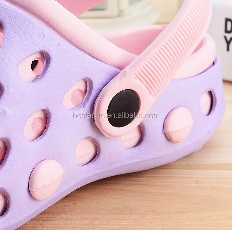 Hot sell eva garden shoes colorful women clogs sandals.JPG