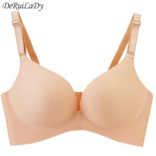 DeRuiLady Sexy Seamless Bras Gather Adjustable font b Women b font Bra Seamless font b Underwear