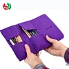 Big capacity customized size foldable school tools Recyclable material felt pencil organizer