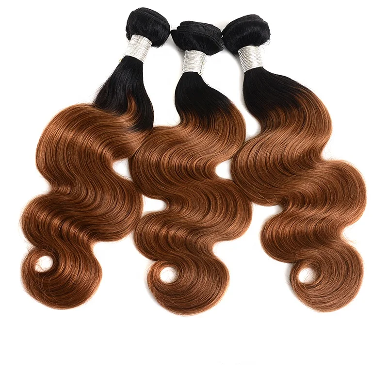 Hot sale 2018 New Latest 1b 30 ombre braiding hairm 2 ombre braiding hair ombre hair piece remy hair weave soft feeling