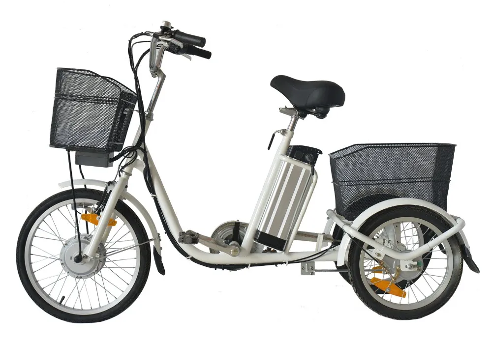 36v 20inch Brushless Motor Indian Tricycle/three Wheel Electric