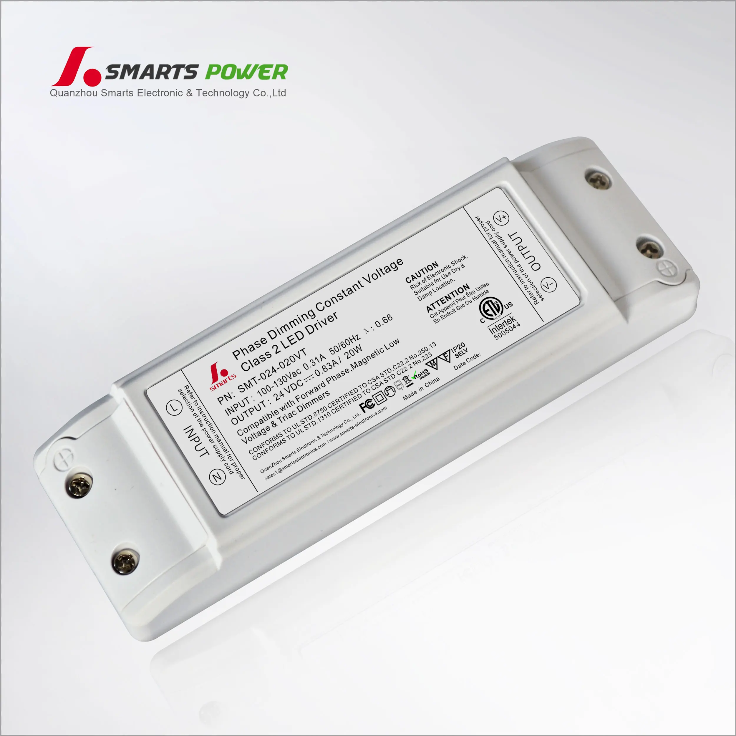 20w Elv Dimming Triac Dimmable Led Driver Output 24v Compatible With