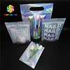 Liquid Foundation Cosmetic Sample Sachet Hologram Eyelash Extension Hair Packaging Bags