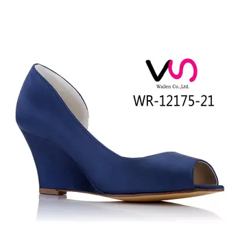women's comfortable dress shoes navy blue
