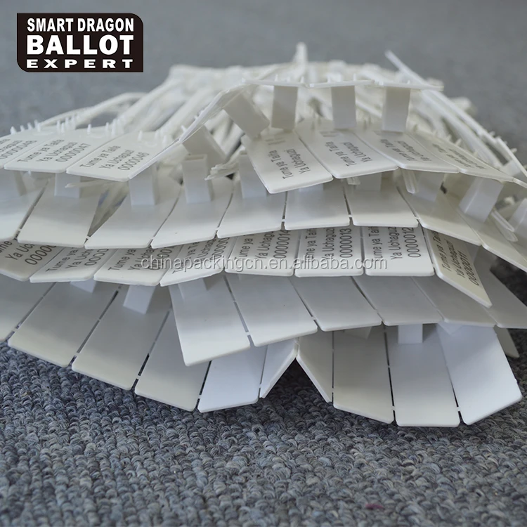 Green 295mm Plastic Security Ballot Box Seal For Kenya Election Buy