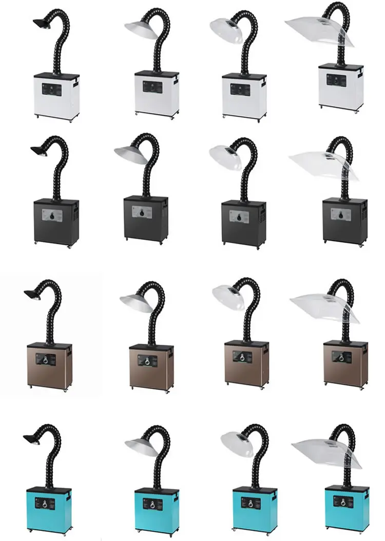 Portable Welding Smoke Fume Extractor. Air Flow 260 Cfm,99.7