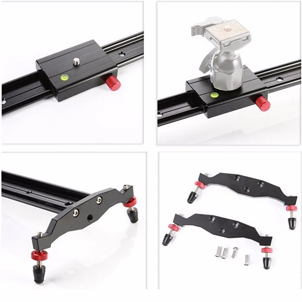 24" 60cm Camera Track Dolly Slider Rail System Stabilizing Movie Film