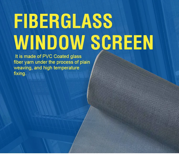 120g/m2 18x16 Mesh Grey Color Fiberglass Window Screen Mesh Buy