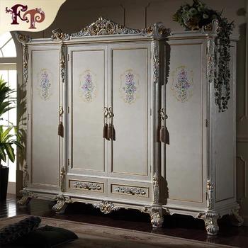 Luxury Classic Baroque Bedroom Furniture Reproduction French