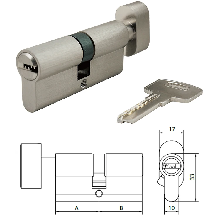 unity-double-profile-cylinder-with-thumb-turn-euro-cylinder-lock-types