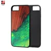 New Technology Innovation 2019 High Class Wooden+PC+TPU Phone Case For iPhone 7