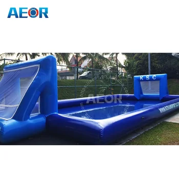 inflatable water soccer field