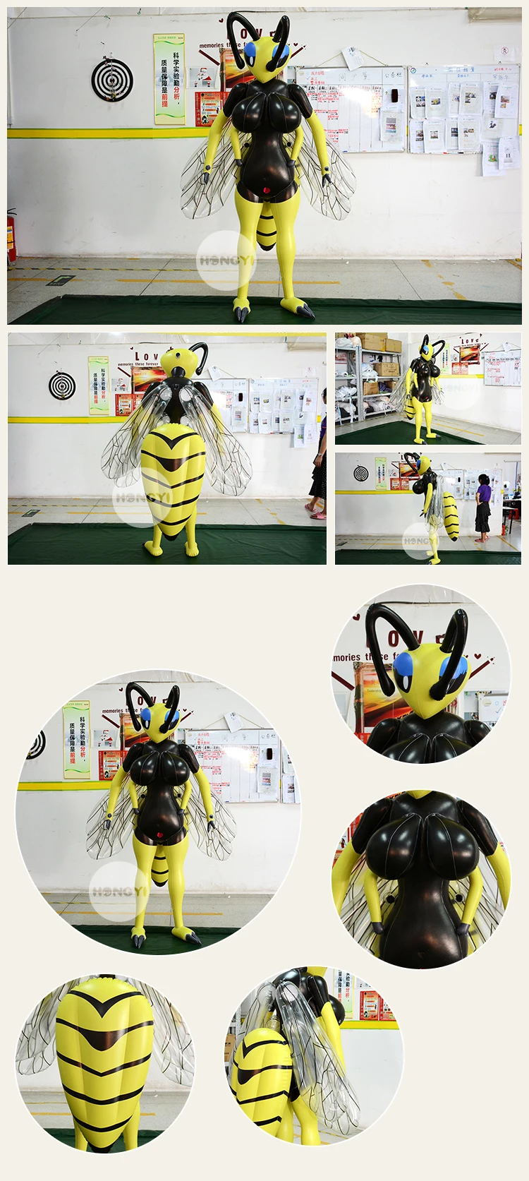 Custom Sale Of Giant Advertising Standing Inflatable Bees Buy