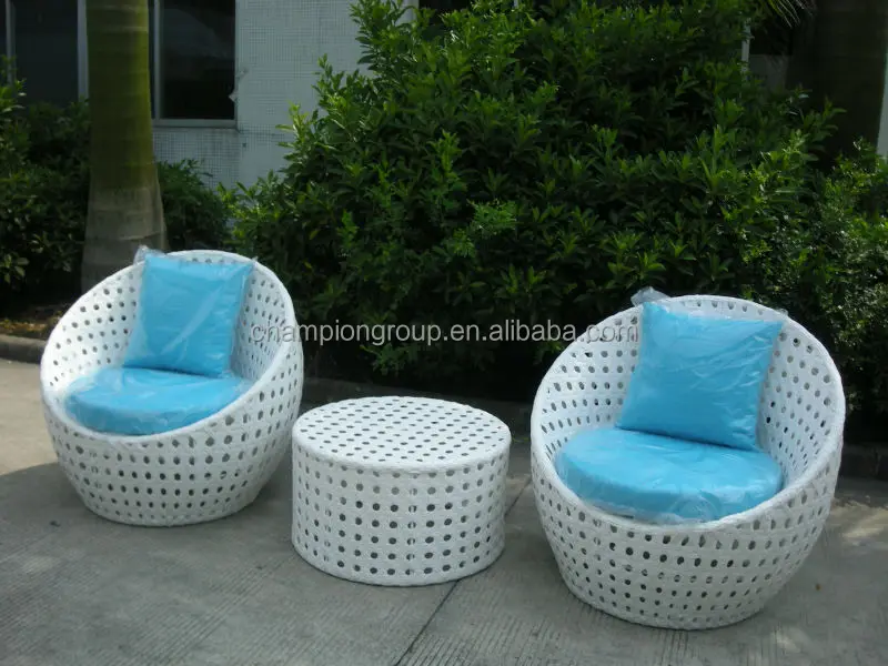 Ar 6061b White Rattan Chair Wicker Furniture Ar 6061b White Rattan Chair
