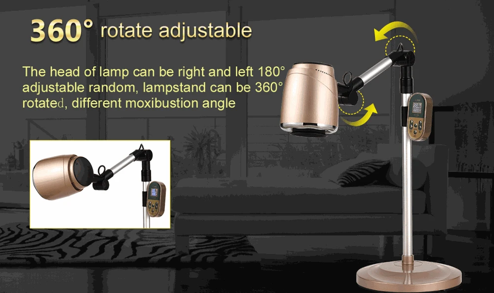 Smoke-free moxibustion instrument moxibustion lamp traditional chinese medical equipment health care products