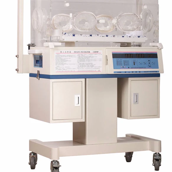 baby in hospital incubator