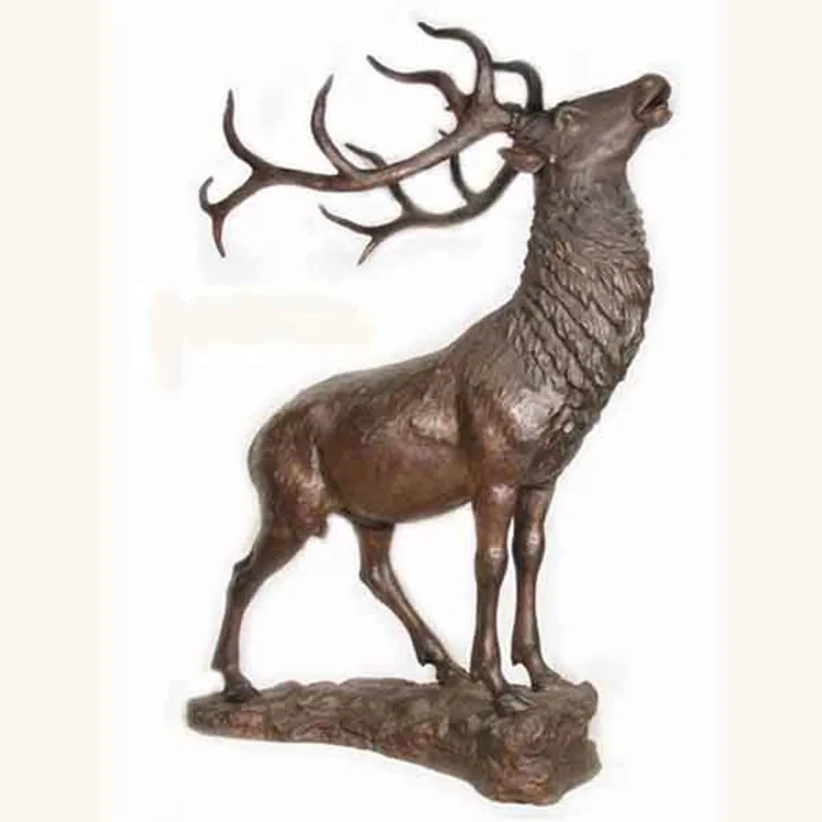 Garden Decoration Life Size Brass Elk Sculpture Buy Elk Statue,Life