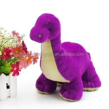 purple dinosaur stuffed animal