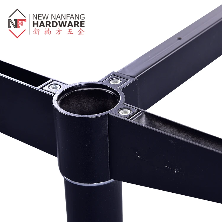 Metal Office Table Frame,Chrome+powder Coated Metal Office Table Frame