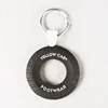 Wheel Shape Custom 3D PVC Keyring, Auto Tire Keychain