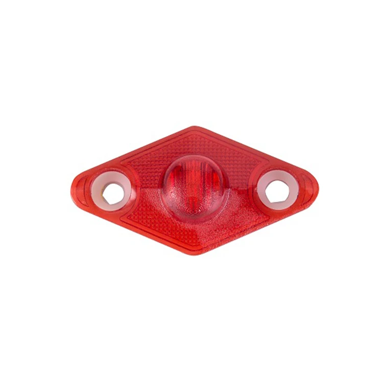 12v Red led motorcycle bicycle turn signal light emark dot sae truck tailer side marker