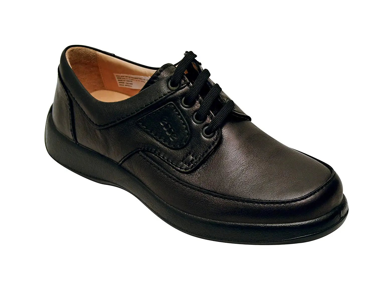 Lace Up Comfort Oxford Shoes,Featuring Soft Hony Hair at Vamp Ulite Womens Pieced Cowhide Leather Upper