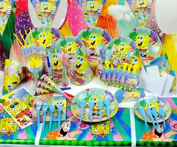 Spongebob Theme Of Kids Birthday Party Supplies Buy