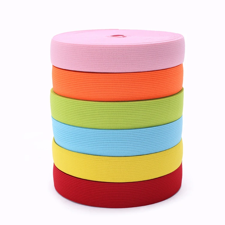 Different Types Elastic Webbing Tape Knitted Elastic Band With Custom ...