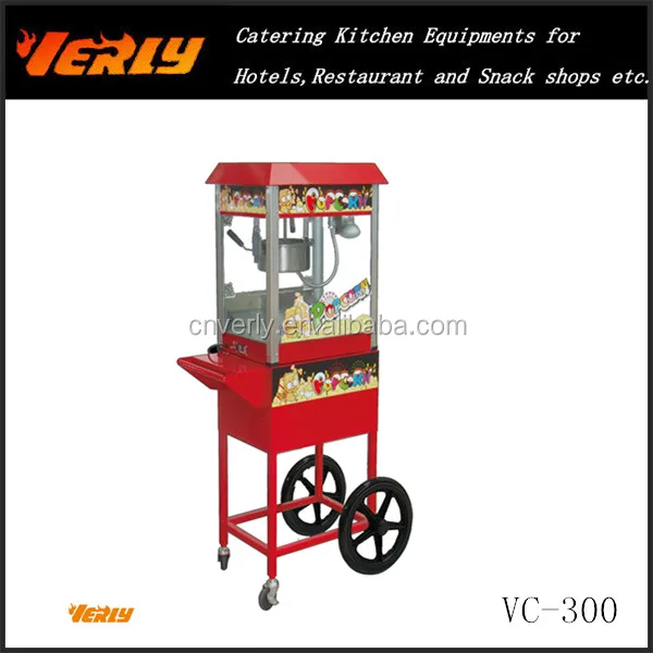 mini popcorn cart